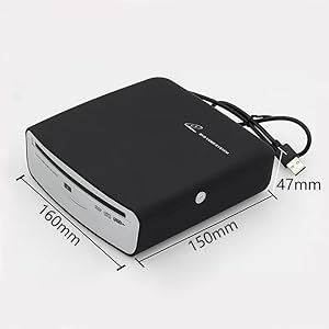 External CD player for car