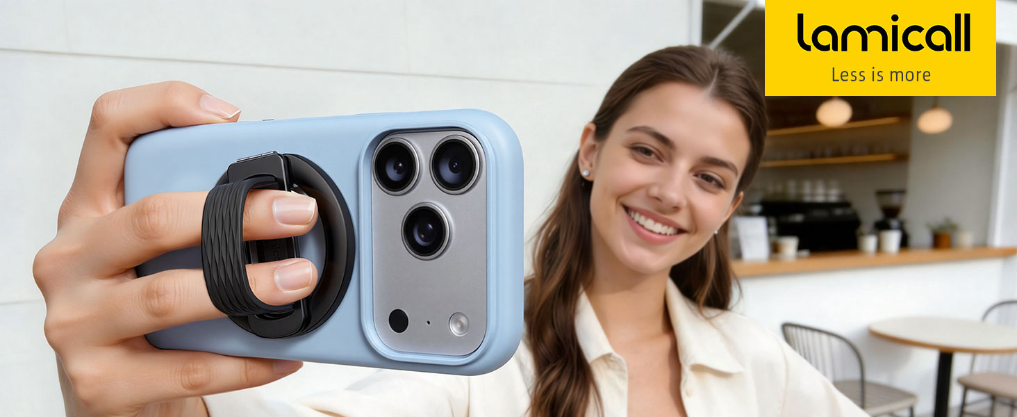 magsafe phone ring grip silicone loop finger holder magnetic phone stand kickstand phone ring grip