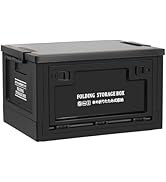 TOEEBR Collapsible Storage Bins with Lids, Portable Foldable Box with 2 Side Doors, Organizing St...