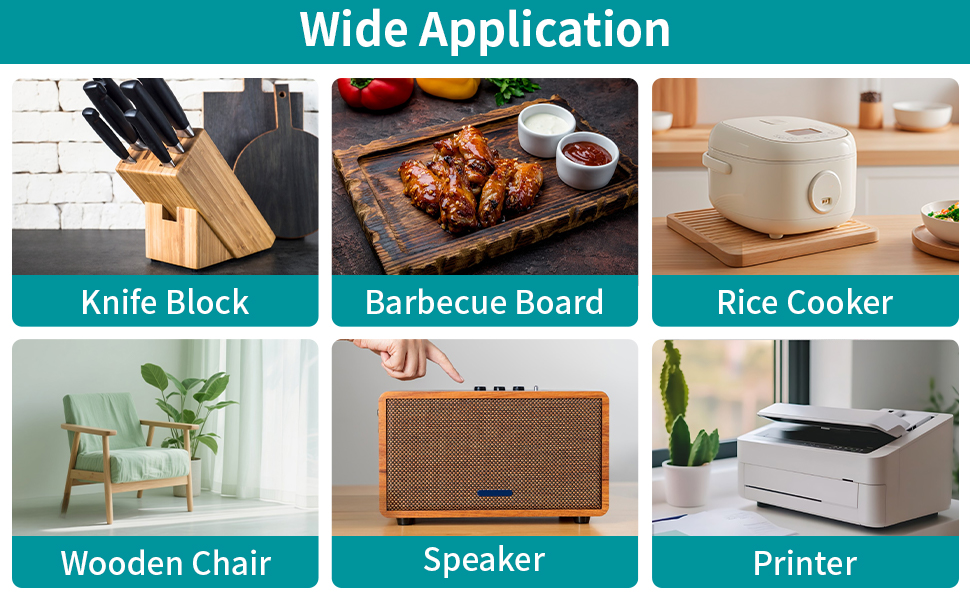 wood cutting board with feet, rubber feet for cutting board