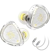 Herdslive TANGZU Wan’er II S.G 2nd Gen IEM with PET Diaphragm 10mm Dynamic Driver Earbuds, Flat 2...