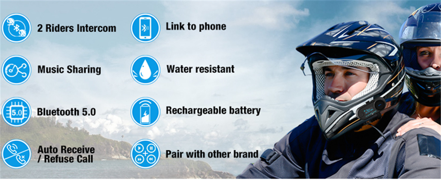 Freedconn tcom sc bluetooth helmet communication system