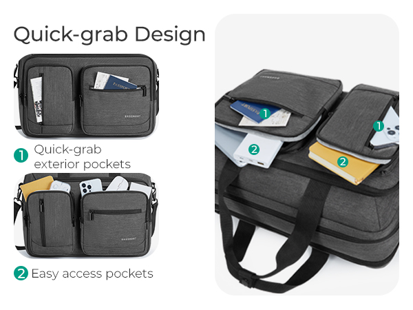 BAGSMART Laptop Bag for Men