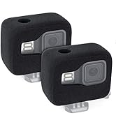 GEPULY 2-Pack Windslayer Cover Housing Frame Case for GoPro Hero 8 Black, Reduces Wind Noise for ...