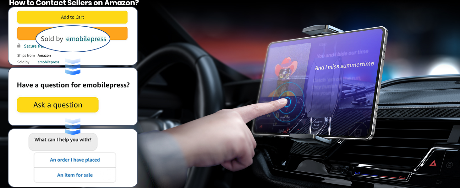 240 car Tablet holder