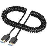Duttek 8K Coiled HDMI Cable 3FT-8FT, HDMI Coild Cable 48Gbps, Extreme Thin HDMI Male to Male Cabl...