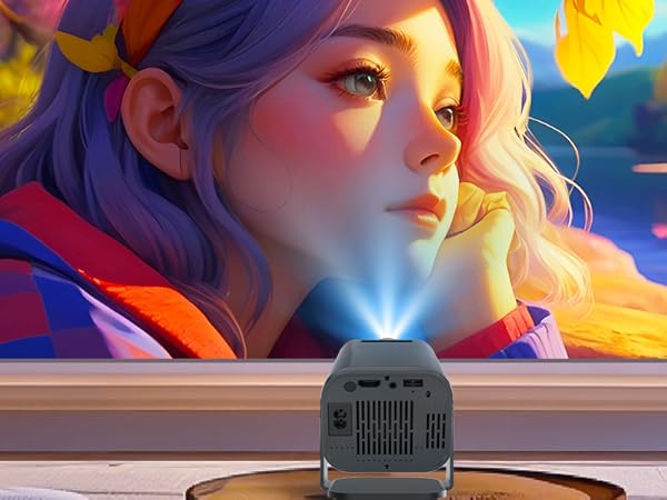 wireless projector with wifi and bluetooth