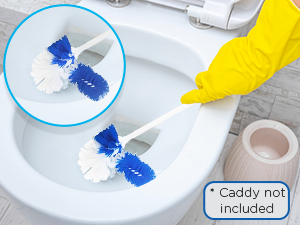 AMERICAN OWNED &amp;amp; OPERATED COMPANY CLEANING TOOLS RIM CLEANER 360 DEGREE DUAL ACTION CURVED BRISTLE