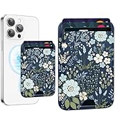 uCOLOR Upgraded Magnetic Cell Phone Wallet Card Holder-Compatible with MagSafe for iPhone 15/14/1...