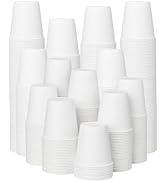 ECOEXTRA 300 Pack 3 oz Paper Cups, Small Coffee Cups, Disposable Mini Bathroom Mouthwash Cups, Su...