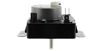 Top view of dryer timer