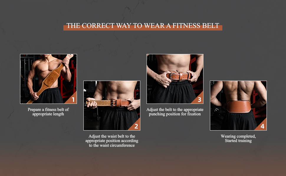 Leather Weightlifting Belt