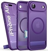 BXYJY for iPhone Air Magnetic Case with Stand, Camera Control Button, Compatible with MagSafe, Fu...