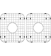 Chinflly 2 PCS Sink Protectors for Kitchen Sink,13.6"x11.6" Stainless Steel Sink Grid Dish Drying...