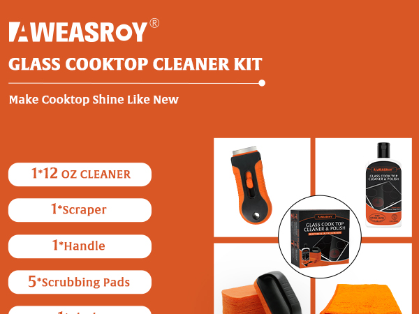 Glass Stove Top Cleaner Kit