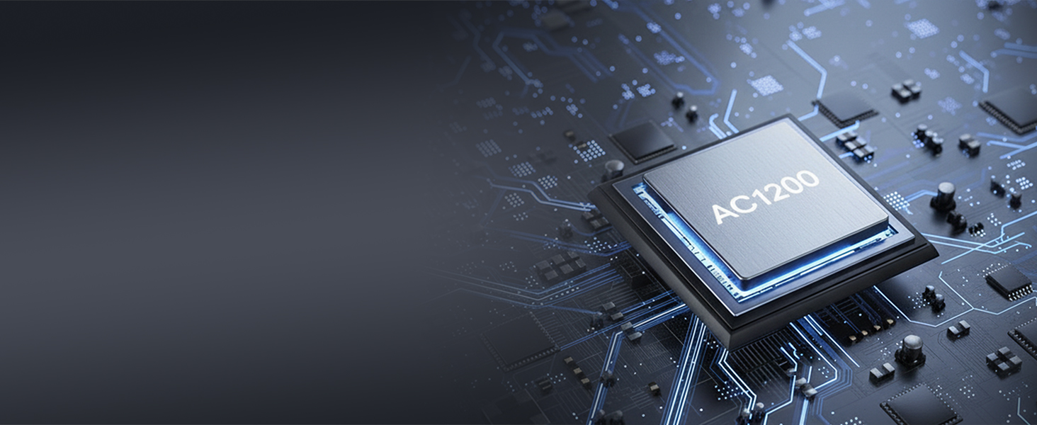 AC1200 WiFi Chipset Ensures Flexible Dual-band Uplink Supporting 5 GHz and 2.4 GHz