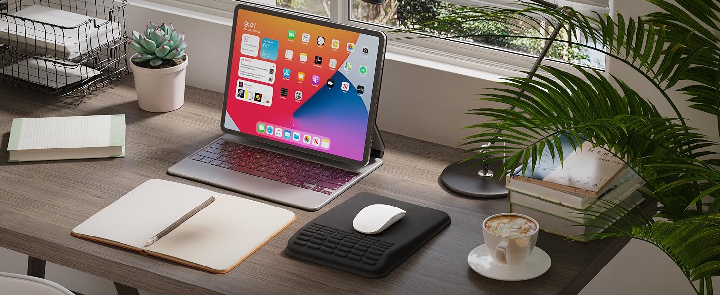 mouse pad with wrist rest