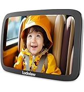 Luckview Baby Car Mirror, Larger Size Baby Mirror for Car, Wide Universality Mirror for Car Seat ...