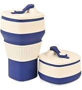 NWsystems Collapsible Silicone Cup, Safe &amp; Portable, for Hot &amp; Cold Drinks, 18.6 oz (550 ml) - Tr...