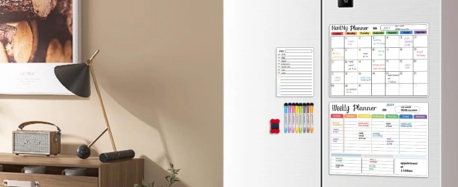 Magnetic Dry Erase Calendar