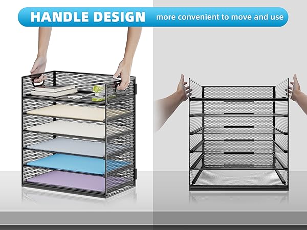 desk organizer with handle