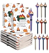 20Pcs Dumpster Fire Gifts for Coworkers 30pcs Notebook and Pen Set Bulk Small Pocket Notebook wit...