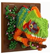 BDYDT Wall Art Chameleon Building Blocks Set; A Wall Decor Set for Adults Who Love Creative Hobbi...
