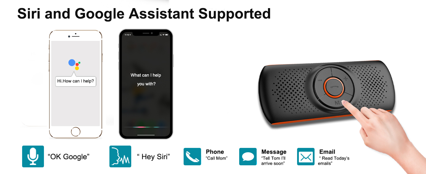 supports siri and google assistant