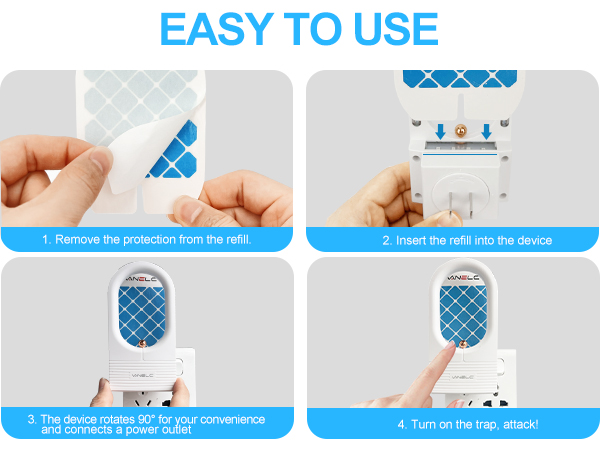Fly Traps Indoor for Home-400 Sq Ft of Protection