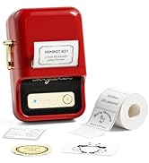 NIIMBOT B21 Label Maker Machine with Tape 2Inch Portable Sticker Maker Thermal Label Printer for ...
