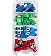 Fibershack - Fiber Optic Coupler Kit - Fiber Optic Connector Kit Includes 26 Fiber Optic Couplers...