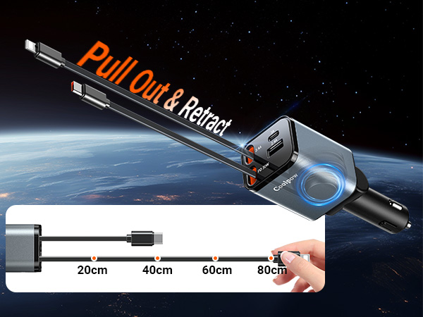 Retractable Car Charger