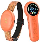 Aquamorph Dog Shock Collar with Soft Neoprene Padded - 4 Training Modes E Collar with 1600FT Remo...