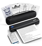 POLONO D810 Portable Printer with Carry Case, Black