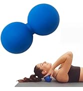 KYKJEYDD Peanut Massage Ball - Double Lacrosse Ball for Deep Tissue Massage &amp; Myofascial Release,...