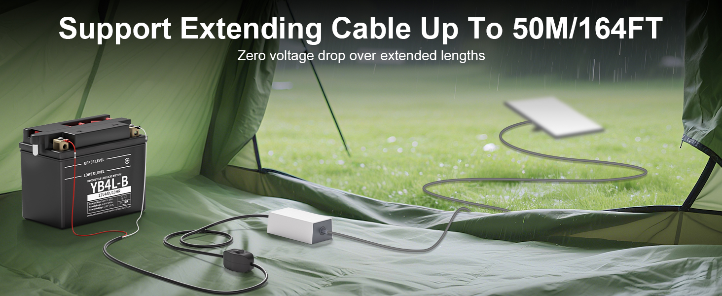 starlink mini 12v battery cable