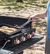 Outdoor Grill Griddle Combo