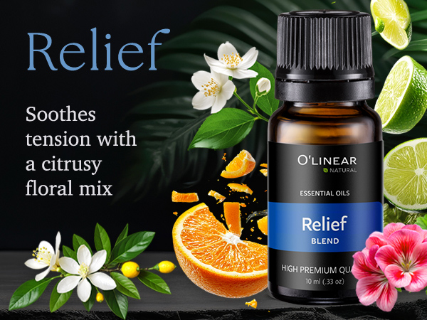 Relief essential oils blend