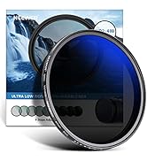 NEEWER 67mm Variable ND Filter ND2-ND400 (1-9 Stops), Neutral Density Filter, Multiple Coatings, ...