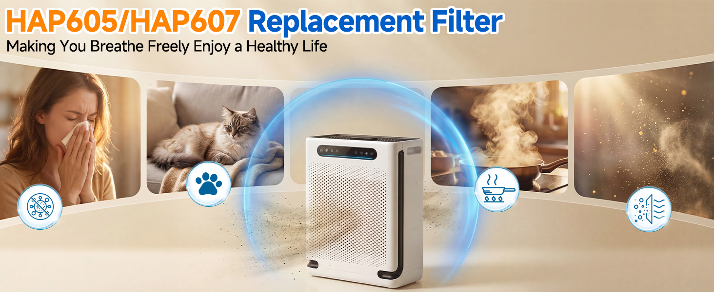 HAP605 Air Purifier Replacement Filters