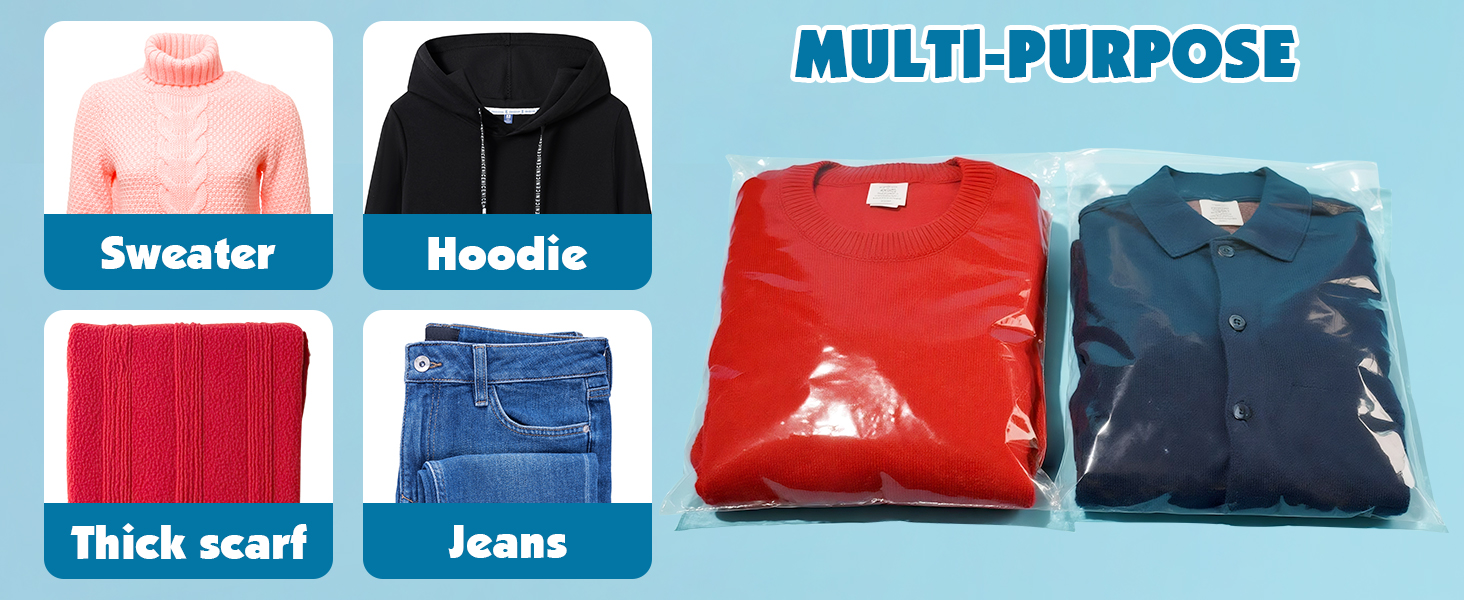 plastic bags for clothes