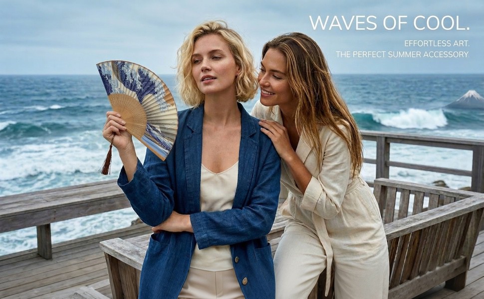 OMyTea Hand Fan Foldable for Women