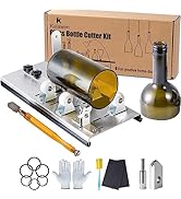 Kalawen Glass Bottle Cutter, Upgrade Bottle Cutter &amp; Glass Cutter Kit for Bottles, Wine Glass Bot...