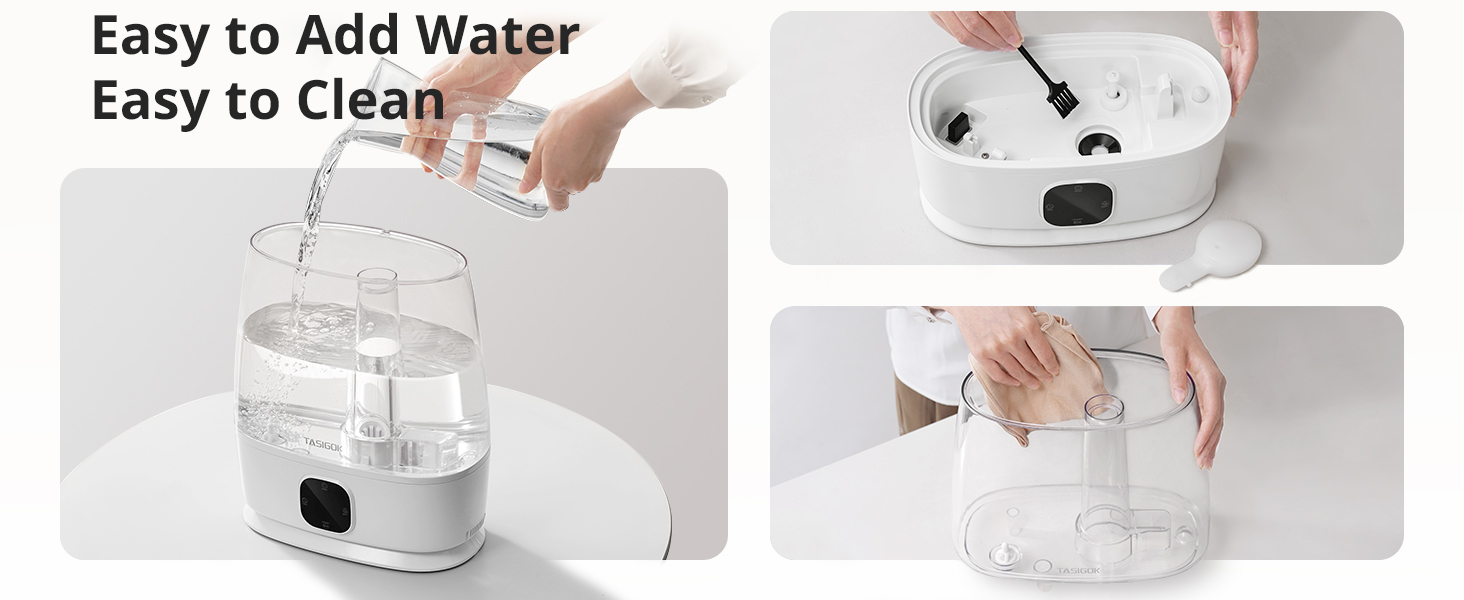 Easy to Add Water Easy to Clean