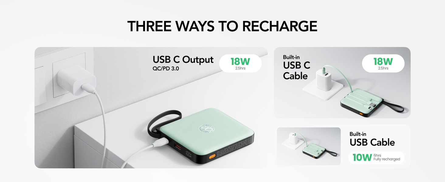 iphone portable charger fast charging