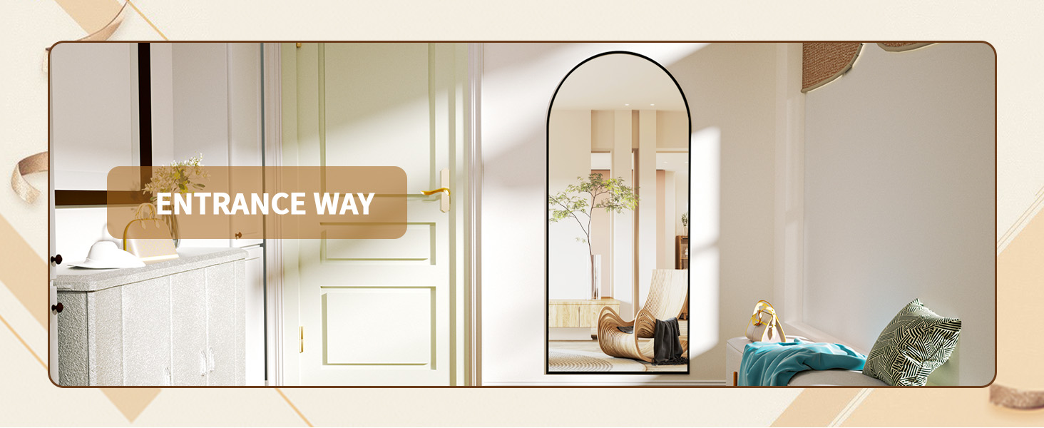 floor mirror with stand