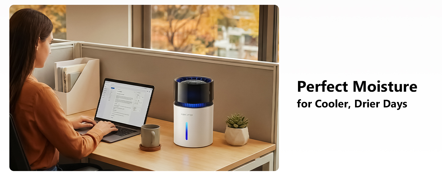 Mist-Free Evaporative Humidifier
