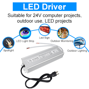 200W waterproof power supply