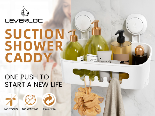bathroom shower organizer shower caddy suction cup shower shelves for inside shower