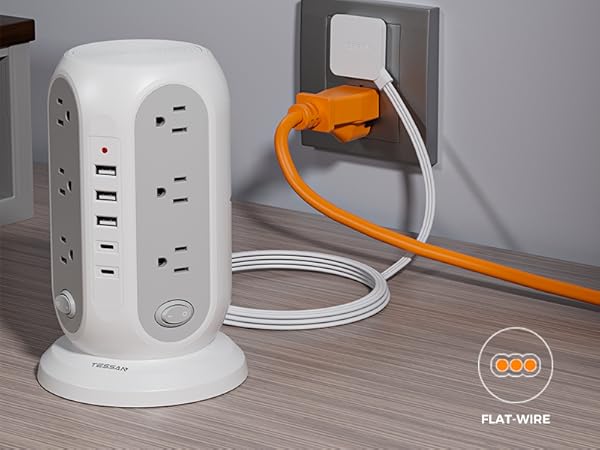 USB tower charging station